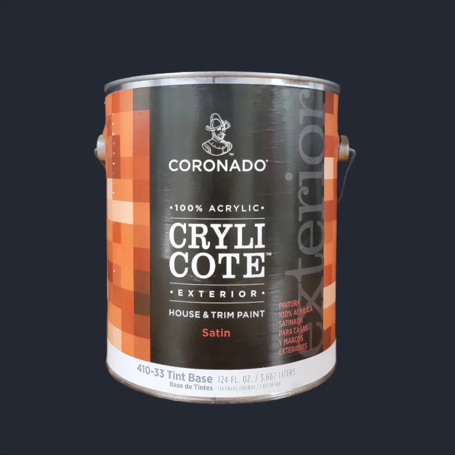Cryli Cote® Acrylic Exterior Paint · Satin · Tint Base