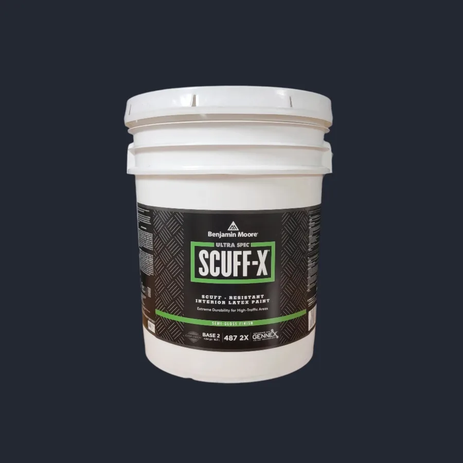 Scuff-X Interior Latex · Semi-Gloss · Base 2 487-2X · 5 Gallon