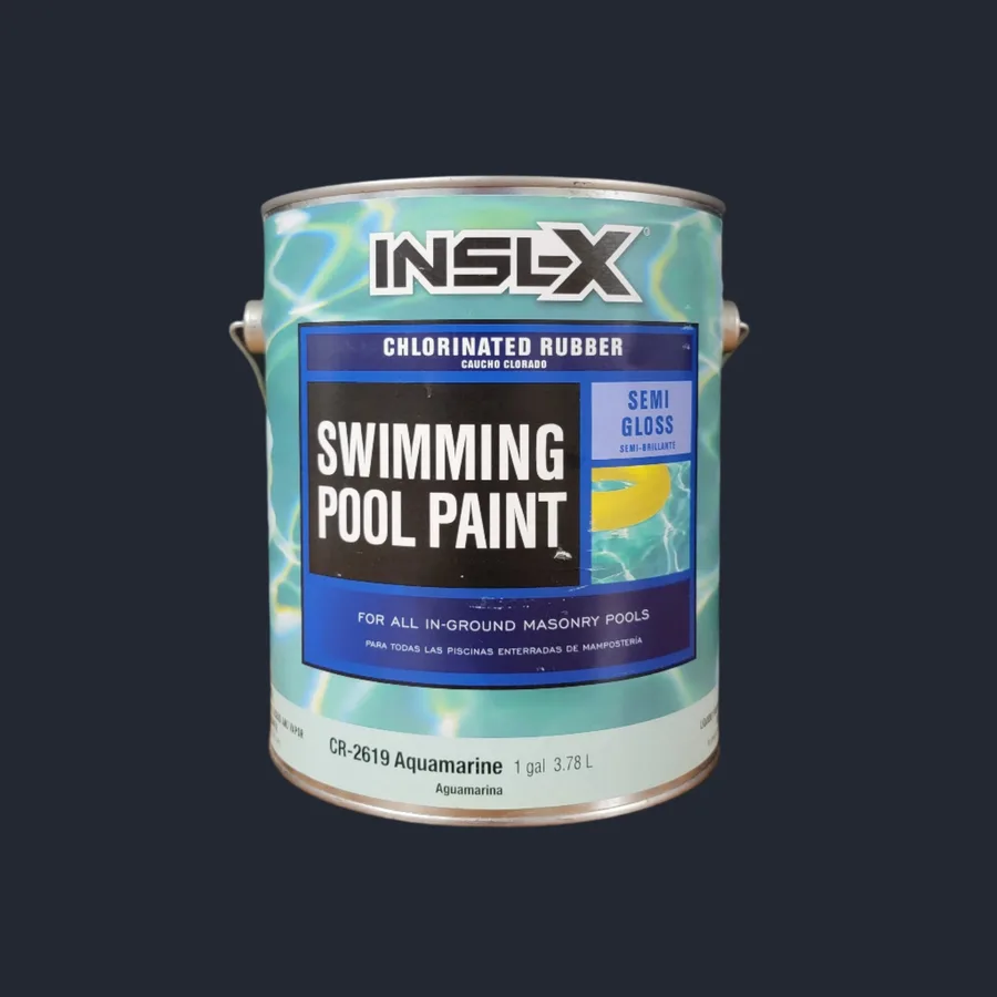 INSL-X Swimming Pool Paint · Chlorinated Rubber · Aquamarine